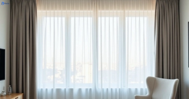 Restored vibrant drapes in kings-beach QLD after Matty Curtain Cleaning
